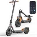 Electric Scooter for Adults, 19 Miles, Electric Scooter with Suspension, 350W Motor, 15MPH Max Speed, 10.2Ah, 10" Vacuum Tires, Dual Braking, Smart APP Control, Folding Commuting Escooter C2