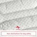 Dog Crate Pad Mat (42" X 28"), Soft Dog Bed Mat with Cute Prints