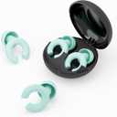 Ear Plugs for Sleeping Noise Cancelling, 32dB Ear Plugs for Noise Reduction with 8 Ear Tips,Comfort Silicone Earplugs for Sleep, Concert, Work, Snoring Silicone Hearing (Blue)