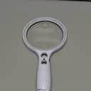 Large Magnifying Glass with Lights,10X 25X 45X 60X Handheld Lighted Magnifier, 5in Page Magnifier LED Lights, Magnifying Glass for Reading Small Prints & Low Vision Seniors with Aging Eyes