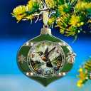 XUTAI Flying Hummingbird Flowers Christmas Ornaments Creative Glass Ornament Metal Christmas Tree Ornaments Christmases Holidays Hanging Ornaments Home Decoration