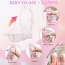 2 x Protective Case for Labubu Standing Figure - Clear PVC Portable Storage Box with Keychain, Dustproof Scratch-Resistant Collector Display (Figure Not Included Style1)