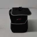 EPAuto Waterproof Car Trash Can with Lid and Storage Pockets, 2.5 Gallon, Black