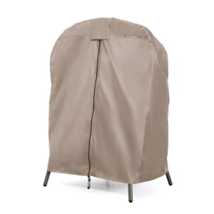 Lawn Egg Chair Cover, Patio Furniture Cover for Indoor Outdoor Lounger, Medium Size, Brown