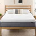 ZINUS 12 Inch True Support Hybrid Mattress [New Version], Full, Fiberglass Free, Medium Feel, Motion Isolation, Certified Safe Foams & Fabric, Mattress in A Box