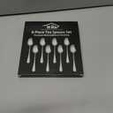 8-Piece 6.7 Inches Stainless Steel Tea Spoon, Durable Dishwasher Safe Teaspoons, Silverware Dessert Spoons, Small Spoons For Restaurant, Hotel