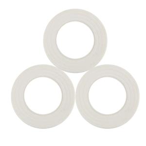 DECORA 1/2" Wide 3 Pieces White Floral Stem Wrap Tapes for Bouquets and Brooch