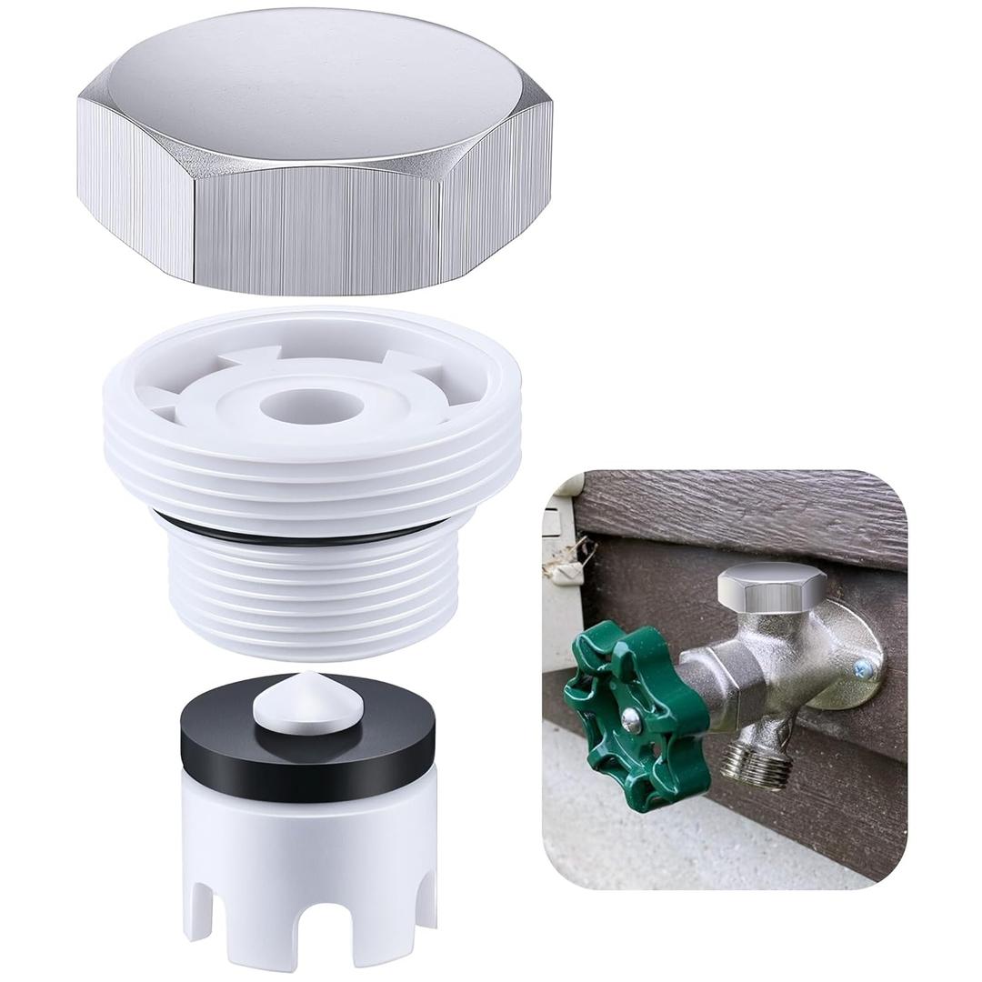 1 Pack Vacuum Breaker Repair Kit Replacement for VACVBKX1B Heavy Duty Metal Vacuum Breaker Replacement Kit for Traditional Anti Siphon Frost Free Sillcock Valves Anti Siphon Valve Repair Kit