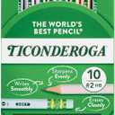 Ticonderoga Pastel Pencils, #2 Soft, Assorted Colors, Pack of 10 Pencils
