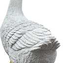 Joyful Porch Goose Statue Cygnus, Big Resin Garden Lawn Yard Dcor, Sculpture, 20 inches High Figurine, Duck, Indoor and Outdoor, by GGTown TM