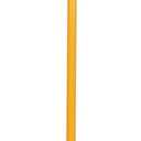 Pet Hair Sweeper, Rubber Broom Pet Hair Lint Removal Device with Telescopic Bristles Sweep Cleaner 27 to 47 Inches Adjustable Length Rubber Bristles TPE Scraper for Carpet Tile Hardwood Linoleum (Yellow)