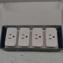 Linkind Matter Smart Plug, Work with Apple Home, Siri, Alexa, Google, SmartThings, Smart Outlet 15A/1800W Max, Smart Home Automation, APP Remote Control,Timer&Schedule, 2.4G Wi-Fi Only, 4 Pack