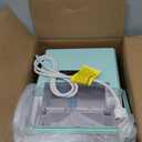 NEWBULIG Ice Makers Countertop with Handle, Portable Ice Machine, 9 Bullet Ice Cubes in 6 Mins, 26lbs in 24Hrs, Auto-Cleaning, with Basket and Scoop, for Home, Kitchen, RV, Camping, Green (12.5"*11.6"*8.8")