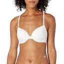 Calvin Klein Women's Constant Convertible Strap Lightly Lined Demi Bra Bra, -white, 34B