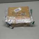 Amagic Pure White Flameless Candles, Battery Operated Candles, Acrylic Flickering LED Pillar Candles with Remote Control and Timer, 3D Wick, Yellow and Blue Glow, D2.2 xH5 5" 6" 7" 8", Set of 5