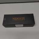 NIDOVIX Trendy Wrap Around Sunglasses for Men Women Fashion Cool Sport Y2K Stylish Cat Eye Sun Glasses UV400 Protection (Red/Grey)