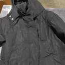 VXVGER Women Long Puffer Coat Winter Warm Hooded Jacket Long Sleeve Parka Full Length Down Coats With Zip (Medium, Black)