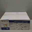 42 Inch Black Ceiling Fans with Lights and Remote/App Control, Flush Mount Ceiling Fan With RGB Dimmable Light, Noiseless Modern Small Ceiling Fan For Bedroom Indoor/Outdoor