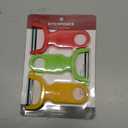 Original Vegetable Peeler Carbon Steel Blade 3-Pack Red/Green/Yellow
