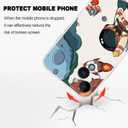 for iPhone 15 Plus Case, Astronaut Side Creative Pattern Designs Liquid Silicone Shockproof Soft Phone Cover for iPhone 15 Plus, Astronaut Rice White