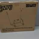 ZIWWVY Foldable Ab Machine - Adjustable Sit Up Bench for Home Gym, 300lb Capacity, Portable Core Workout Equipment