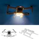 Mini 4K Landing Gear with Lights Foldable Extended Leg LED Strobe Light Parts for DJI Mini 2 SE/Mini 4K / Mini 2 / Mavic Mini/Mini SE Drone Accessories