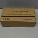 BSEED Portable Shower for Camping with Immersion Water Heater, 6000mAh Rechargeable Camping Shower with Intelligent LED Display, Outdoor Shower for Hiking, Travel, Pets & Car Washing, Wartering Plants