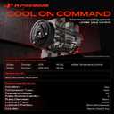A-Premium Air Conditioner AC Compressor with Clutch Compatible with Dodge Durango 3.6L 2012-2015, with Rear A/C Only