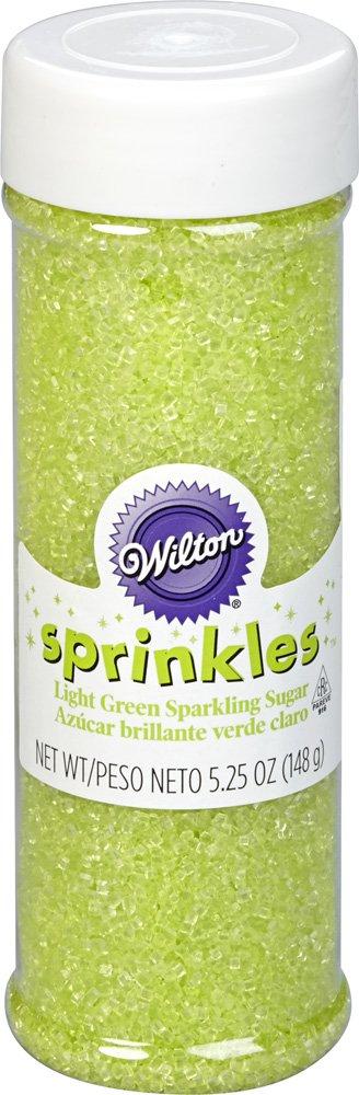 3 x Wilton Sparkling Sugar Decorating Sprinkles, 5.25 oz., Light Green