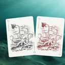 Neptunes Graveyard Bicycle Pirate Ship & Mermaid Playing Cards - Premium Quality, Ideal for Pirate Parties, Ocean-Themed Decorations & Gifts - 2-Pack Set