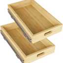 2 Set Pull Out Cabinet Organizer, Soft Close Slide Out Wood Drawer Storage Shelves for Kitchen, Base Cabinet Organization for Pantry, Finished, Heavy-Duty, Bottom Assembly (12” W x 21” D)