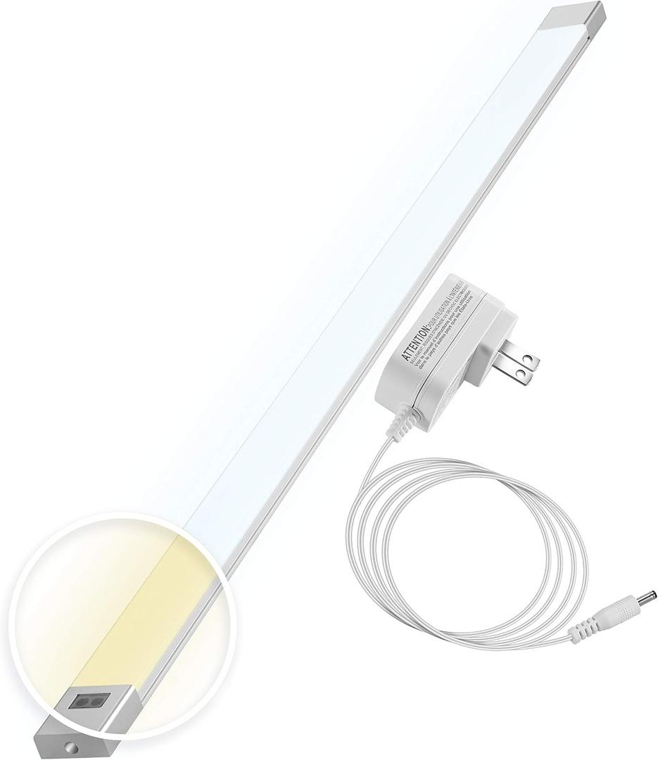 phonar 36 Inches Under Cabinet Lighting LED Lamps for Kitchen, Closet, Variable Color LED Under Counter Lighting Motion Sensor with Plug-in Installation LED Lighting for Wardrobe