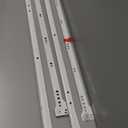 Prime-Line MP7214 Drawer Slide Kit, 23-3/4 In., Steel Tracks, White Powder Coat (1-Set)