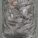 Women Halter Tassel Fringe Romper Layered Fringe Mini Dress Sexy Backless Short Jumpsuit Playsuit Disco Birthday Dance Outfit (Small, Silver)