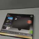 GE Ultra-Thin Amplified TV Antenna, 4K Ready 1080P Digital HDTV UHF VHF, Long Range Indoor TV Antenna, Amplifier with LTE Filter, Reversible Black/White Finish, 48862