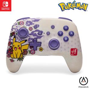 PowerA Enhanced Wireless Controller for Nintendo Switch/Switch 2 / Switch Lite/OLED Model - Pokmon Blossom - Gamepad, game controller, Officially Licensed