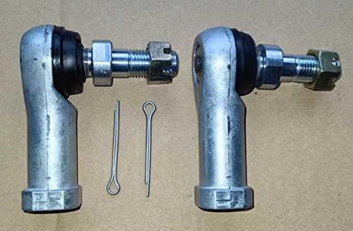 WANTONE RACING Golf Cart Tie Rod Ends Left Right Thread for Club Car DS & Carryall 2009-up, Driver and Passenger Side, OEM# 102022601 102022602 102288301 No Pins
