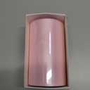 HUIHUANG Solid Color Satin Ribbon 4 inch Wide Light Pink Thick Fabric Ribbon Double-Faced Satin Ribbon for Wedding Chair Sash Large Bows Making Party Decor Dress Sash Sewing Crafts-10 Yards/Roll