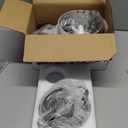 GANIZA Food Processors, Electric Food Chopper with Meat Grinder & Vegetable Chopper - 2 Bowls (8 Cup+8 Cup) with Powerful 450W Copper Motor - Includes 2 Sets of Bi-Level Blades for Fruits/Meat/Nuts (Black)