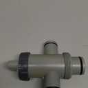 Dual Split Hose Plunger Valve, Above Ground Pool Parts, Pool Accessories and Replacement Parts for Coleman (Linear Top)