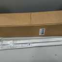 Prime-Line K 5167 36 In. L Steel Reinforced White Vinyl Push Bar for Hinged Swinging Screen Doors (Single Pack)