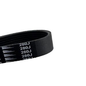 Ribbed Belt for Sports Bikes and Treadmills - Durable Rubber Exercise Belt Drive Belt 280J7ribs