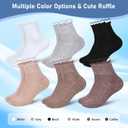 Bulinlulu Womens Diabetic Socks 6 Pairs Non-Binding Neuropathy Socks for Women 6-9 9-11