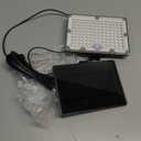 JACKYLED Solar Lights Outdoor with Motion Sensor, 113LED Cool White Solar Flood Lights, Waterproof Dusk to Dawn Solar Powered Security Spot Lights for Porch Patio Yard Garage, 1 Pack (Black)