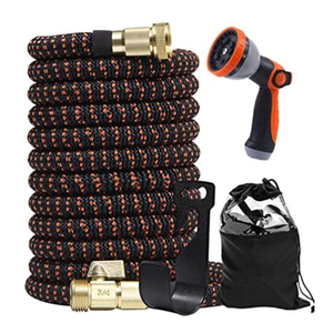Expandable rden Hose 90 300 Feet Lightweight Durable with Solid Brass Fittings for Effortless Watering Washing and rdening Flexible Kink Free Design