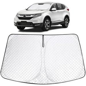 ZATOTOO Windshield Sun Shade for 2017-2022 Honda CR-V Car Window Shades for Front Windshield Ultra-bright Reflective Sun Shade for Car Windshield, Front Window Sun Shade Blocks UV Rays Reduce the Heat