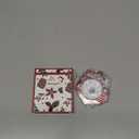 Mulumu 2025 Christmas Tree Ornament Picture Frame Metal Hanging Pendant Holiday 2" Photo Frame Charm Decorative of Pets, Baby First Christmas, Family (2025 Style 3)