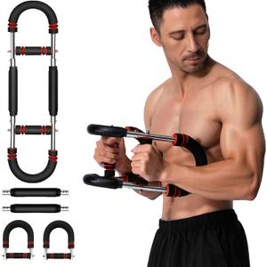 NOAOVO Twister Arm Trainer, Adjustable Resistance Twister Arm Exerciser Chest Exerciser for Men, Portable Chest Workout Equipment Arm Trainer for Men