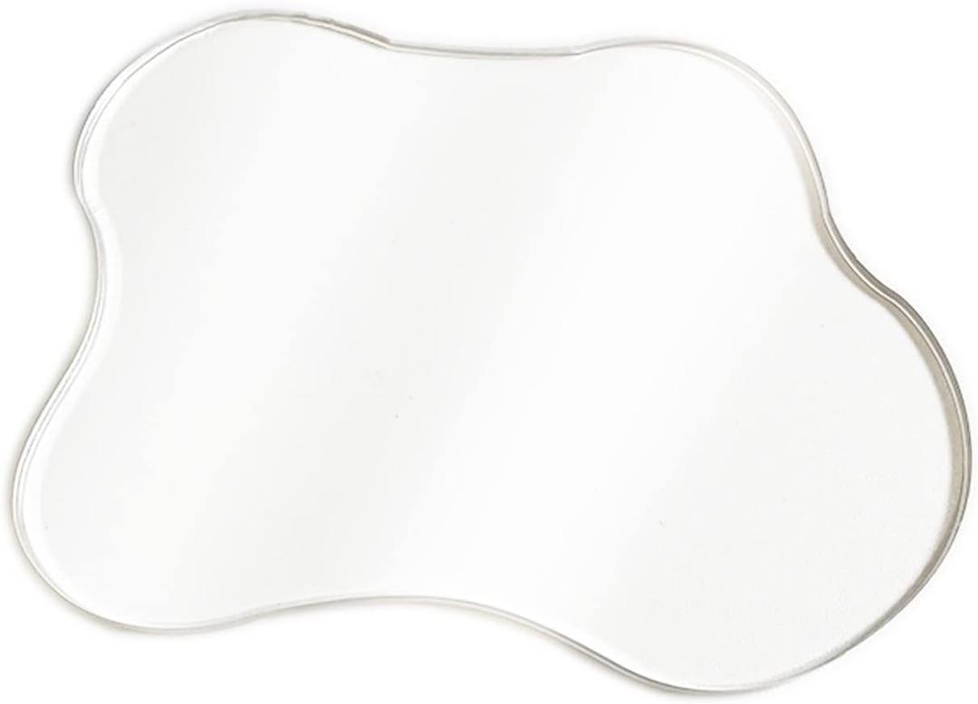 Tabletop Protection Acrylic Cup Mat, Home Decor Heat Insulation Table Pad Anti-Skid Cup Pads Coffee Tea Mug Coasters (Color : Clean)