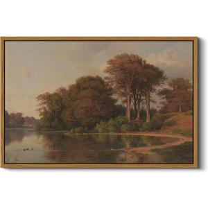 ARPEOTCY Vintage Framed Canvas Wall Art, Living Room Autumn Scenery Pictures Fall Wall Decor, Kitchen Landscape Paintings Prints Farmhouse Retro Country Prints, 16x24 Inch ARPEOTCY Vintage Framed Canvas Wall Art, Living Room Autumn Scenery Pictures Fall Wall Decor, Kitchen Landscape Paintings Prints Farmhouse Retro Country Prints, 16x24 Inch